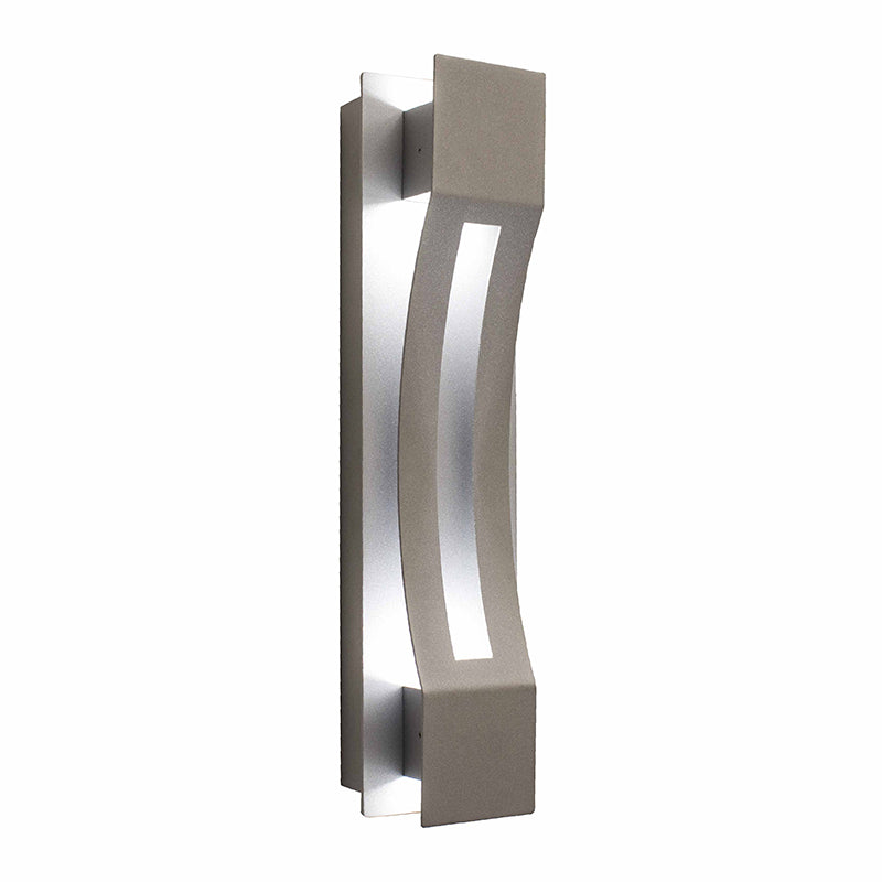 Westgate CRE-04 Crest Curve 10W 20" Tall, LED Outdoor Wall Sconce, 100-277V