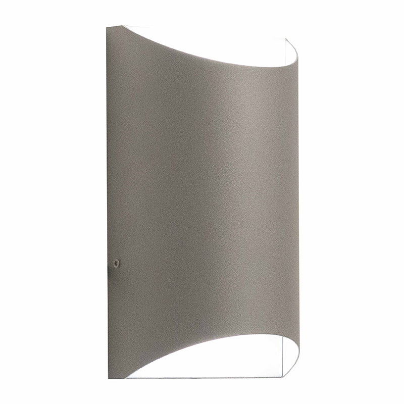 Westgate CRES-51 Small Crest Tunnel 15W, 8" Tall LED Outdoor Wall Sconce, 1300 Lumens, 100-277V