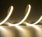 ECO COB Dotless LED Strips, 3W/ft, 5000K, 8mm, Dimmable, Outdoor 24V, IP65, 16-ft