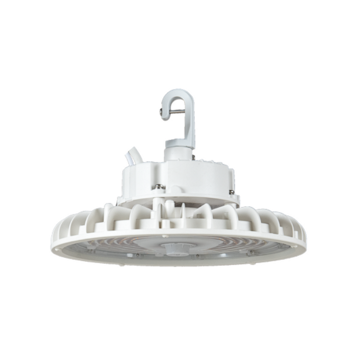 Energetic HBCNP225E 90W/120W/150W LED Round UFO High Bay, CCT Selectable, 120-277V, White Finish