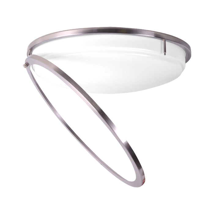 Deco DDRING Orrin 18" 24W/28W/32W Round LED Double Ring Flush Mount, 3CCT Selectable, up to 2240 lm, 120V