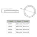 Deco DDRING Orrin 14" 15W/18W/22W Round LED Double Ring Flush Mount, 5CCT Selectable, up to 1540 lm, 120V