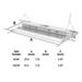 Deco DLH 2-ft LED Linear High Bay, 3 Power & 3CCT Selectable, 120-277V