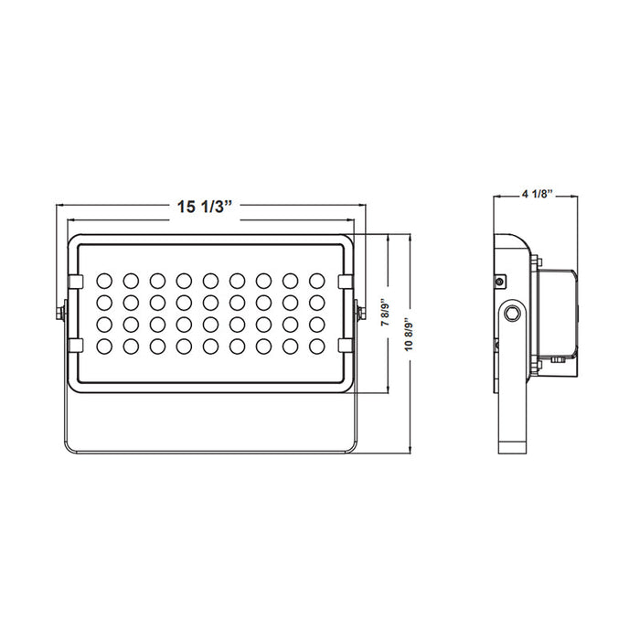 Westgate DMX-FLS 72W LED Square Flood Light, RGBW