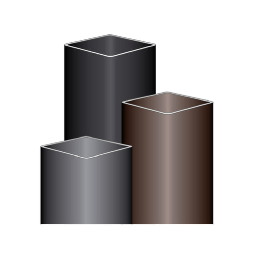 DPS-4-20-11-DM490 4" Steel Square Pole, 11 Ga. 20 ft