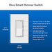 Lutron DVRF-PKG1D Caseta Diva Smart Dimmer Switch 3-Way Kit with Pico Paddle Remote