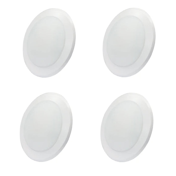 E1DLD6 6" Round LED Disk Light, 5CCT Selectable, 4-Pack
