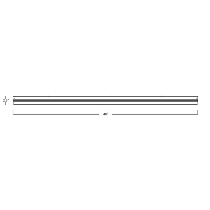 Energetic E4SLA 4-ft 40W LED Dual Strip Light, 4000K, 4600 Lumens, 120-277V