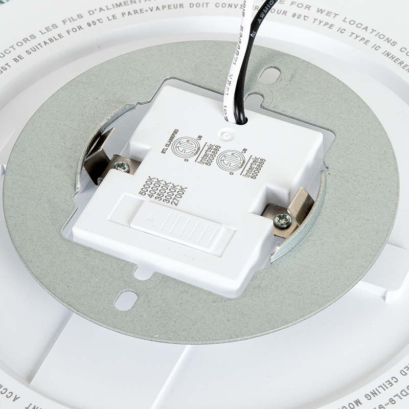Energetic E5DL9-92750 9" 18W LED Commercial Downlight, 5CCT Selectable, 1300 Lumens, 120V