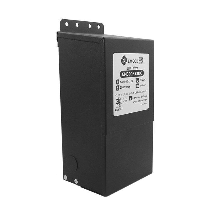 Transformador de exterior EGP300P12AC de 12 V CA y 300 W, circuito magnético doble