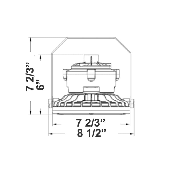Westgate EXPR 60W Round Hazardous Location Flood/Highbay Light