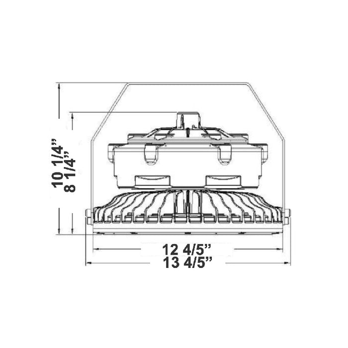 Foco reflector redondo para áreas peligrosas Westgate EXPR de 150 W, 480 V