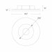 WAC FM-260605-CS Insetra I 1-lt 5" LED Flush Mount, CCT Selectable