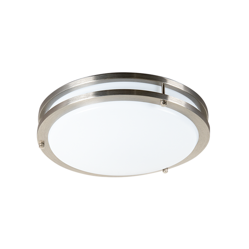 Energetic FMB12R 12" 12W/14W/16W LED Double-Ring Flush Mount, 5CCT & 3 Lumens Selectable, 120V