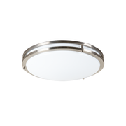 Energetic FMB16R 16" 18W/21W/24W LED Double-Ring Flush Mount, 5CCT & 3 Lumens Selectable, 120V