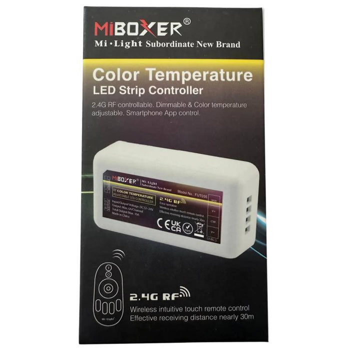 BrightNEX MiBoxer FUT035 2.4G RF Color Temperature LED Strip Controller
