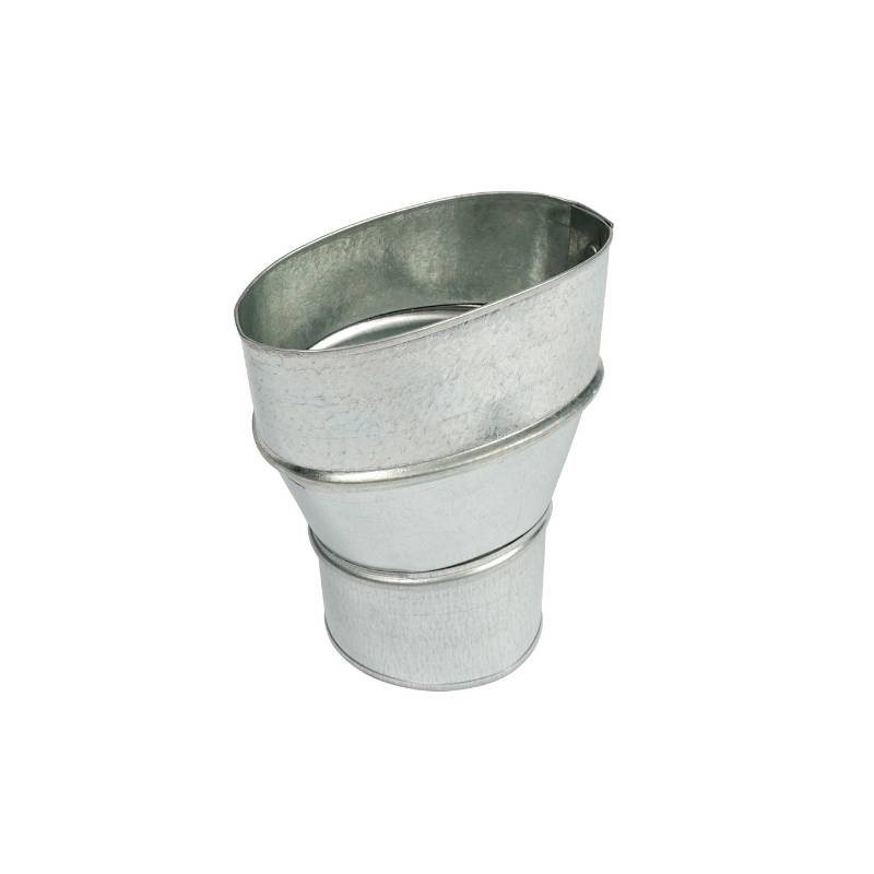 Panasonic FV-VS43R WhisperValue 4" Oval to 3" Round Duct Adapter