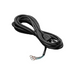 WAC HCORD H/J Track Cord & Plug, Black Finish