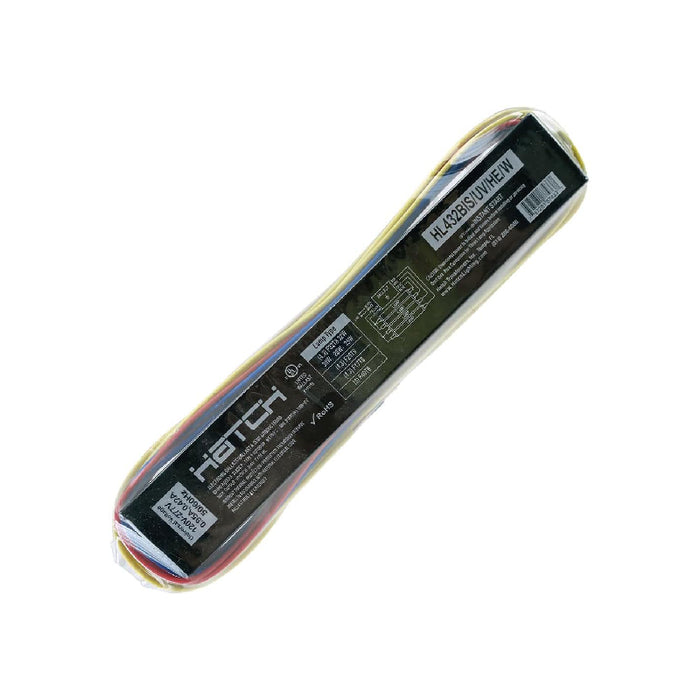 Hatch HL432BIS/UV/HE/W T8 Electronic Fluorescent Ballast, 120-277V