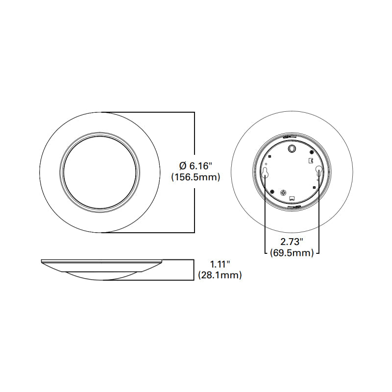 Halo HLCE 4" Surface Mount LED Disk Light, 800 Lumens, 18-Pack