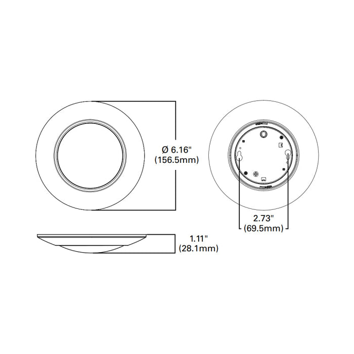 Halo HLCE 4" Surface Mount LED Disk Light, 800 Lumens, 18-Pack