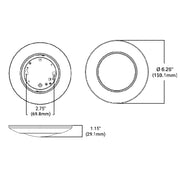 Halo HLCE4 4" Surface Mount LED Disk Light, 5CCT Selectable, California