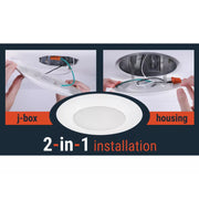 Halo HLCE4 4" Surface Mount LED Disk Light, 5CCT Selectable, California
