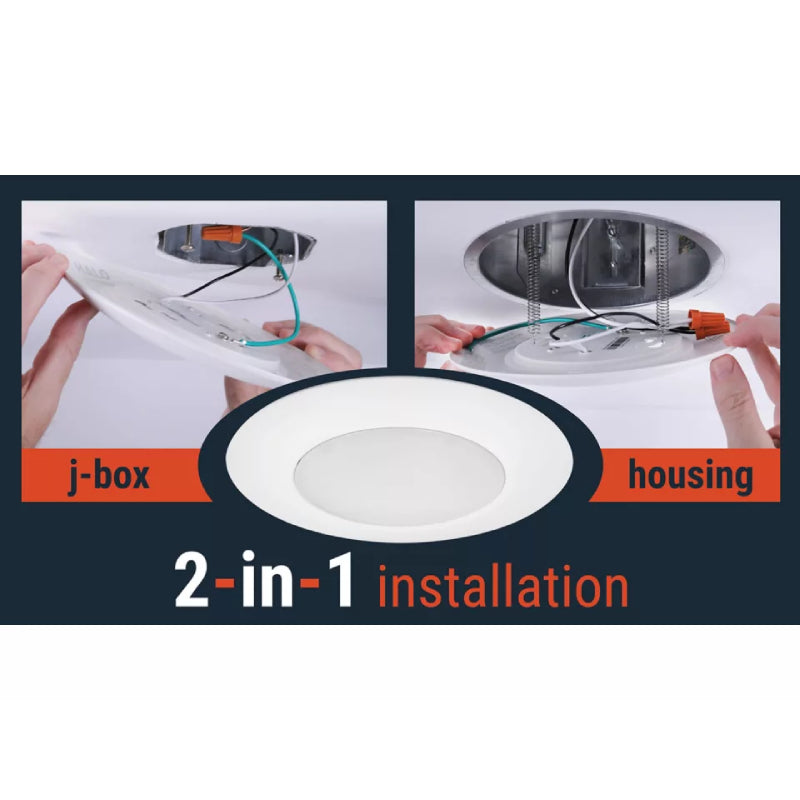 Halo HLCE4 4" Surface Mount LED Disk Light, 5CCT Selectable