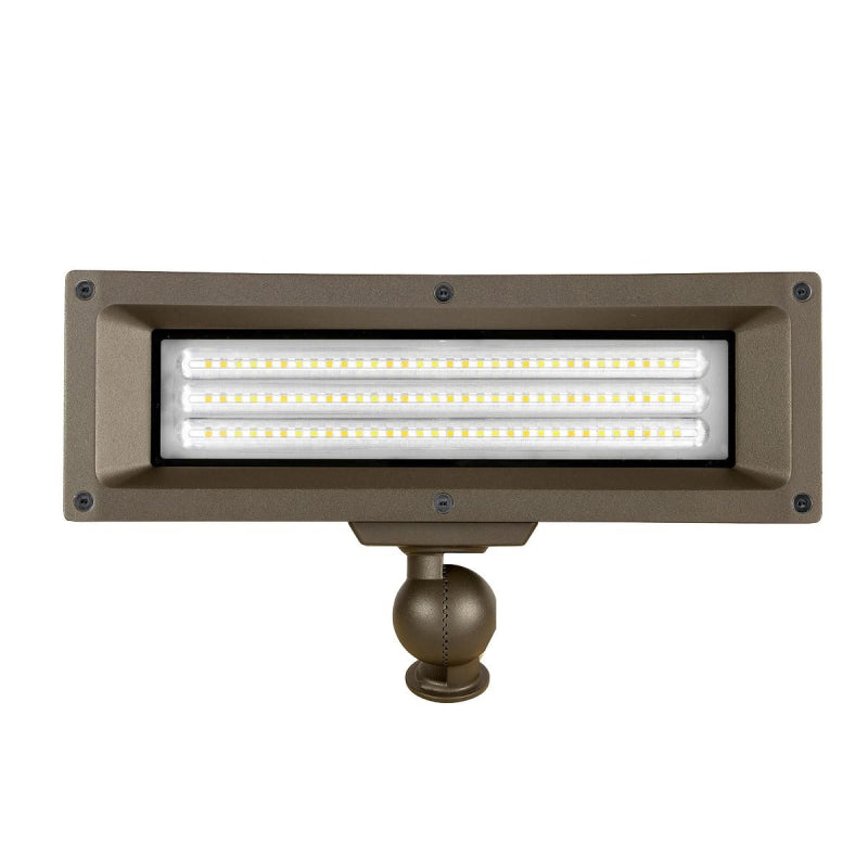 EXO LSP Lightscaper 8W-16W LED Outdoor Flood Light CCT/ Lumen  Selectable 120-277V