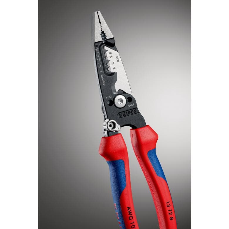 Alicates pelacables multifunción Knipex 13 72 8 estilo americano