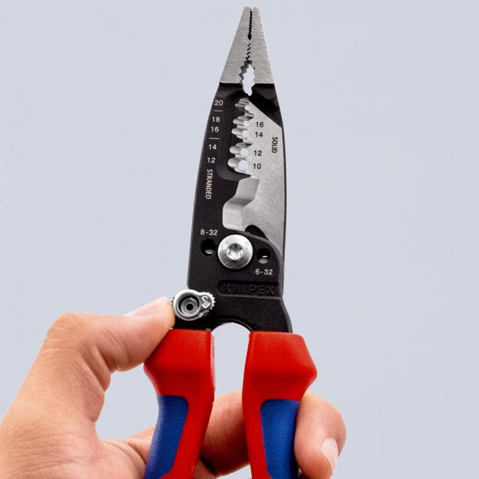 Alicates pelacables multifunción Knipex 13 72 8 estilo americano