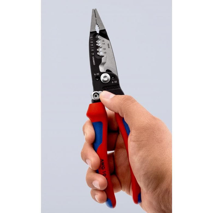 Alicates pelacables multifunción Knipex 13 72 8 estilo americano