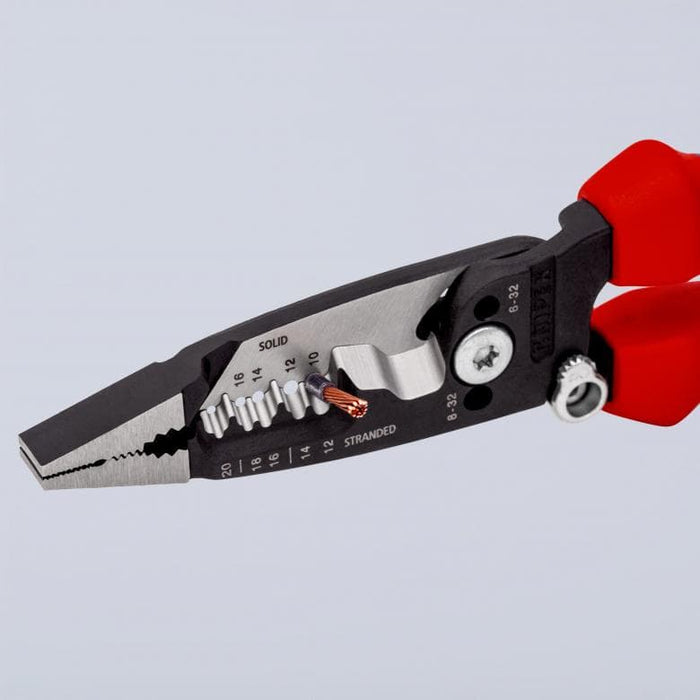Alicates pelacables multifunción Knipex 13 72 8 estilo americano