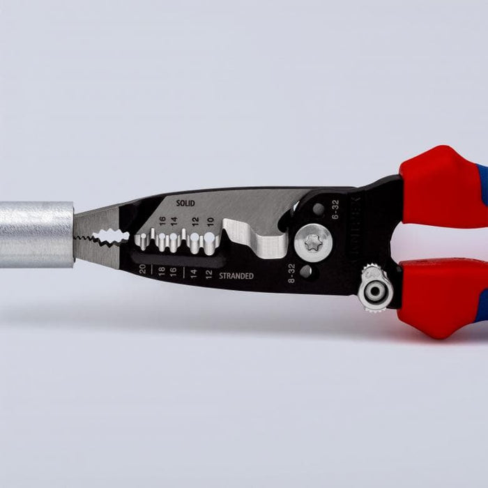 Alicates pelacables multifunción Knipex 13 72 8 estilo americano