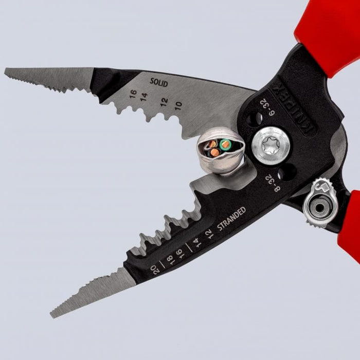 Alicates pelacables multifunción Knipex 13 72 8 estilo americano