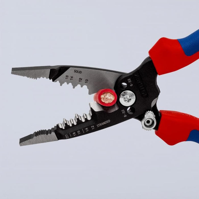Alicates pelacables multifunción Knipex 13 72 8 estilo americano