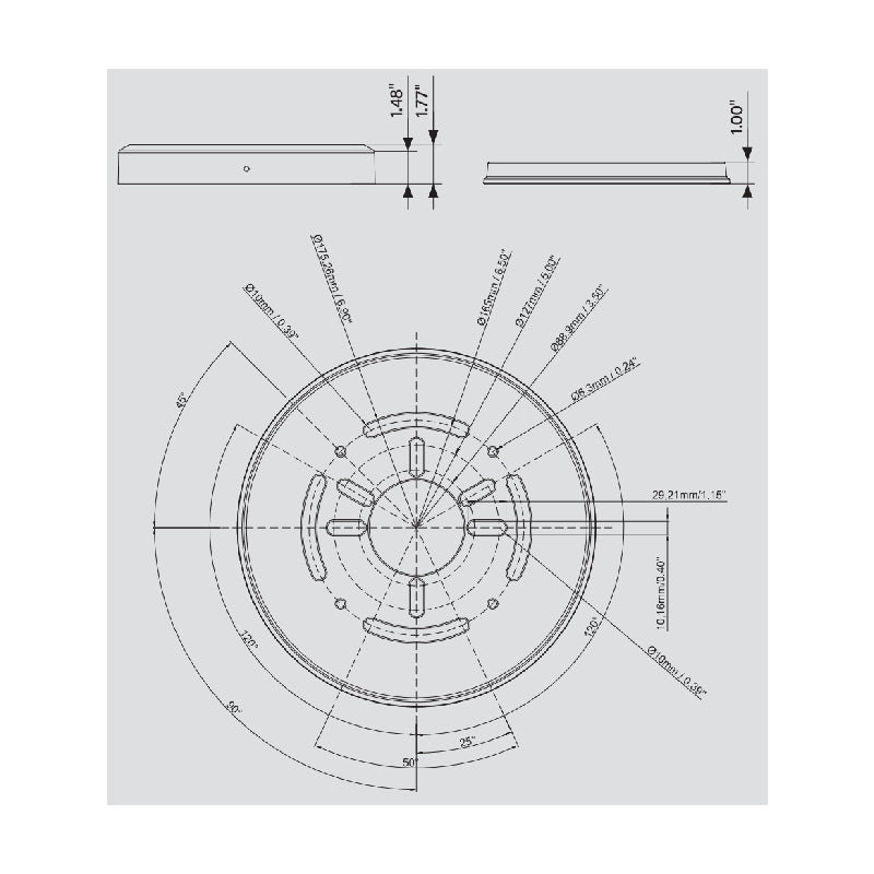 Keystone KT-BLED-PLATE-KIT Retrofit Plate