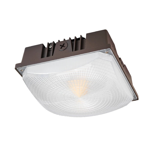 Keystone KT-CLED40PS-S1-8CSB-VDIM 20W/30W/40W LED Square Canopy Light, 3 Power & 3CCT Selectable, 120-277V