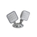 Keystone KT-EM-RD2-SVWL-SL Dual Head LED Emergency Light, Surface Mount, 3.6V