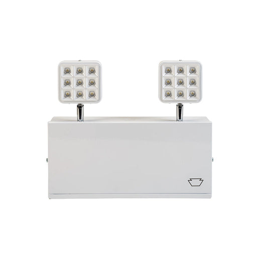 Keystone KT-EM-STNC1-WHWL-SU Dual Head LED Emergency Light with Battery Backup, Surface Mount, 120-277V, 400 Lumens