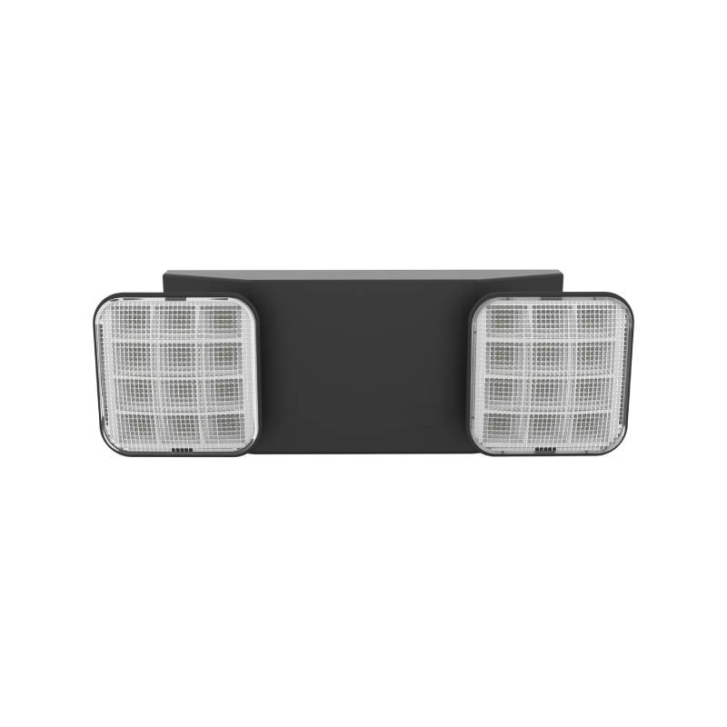 Keystone KT-EM-TP1-SU-RC Dual Head LED Emergency Light with Battery Backup, Surface Mount, Remote Capable, 120-277V - Black