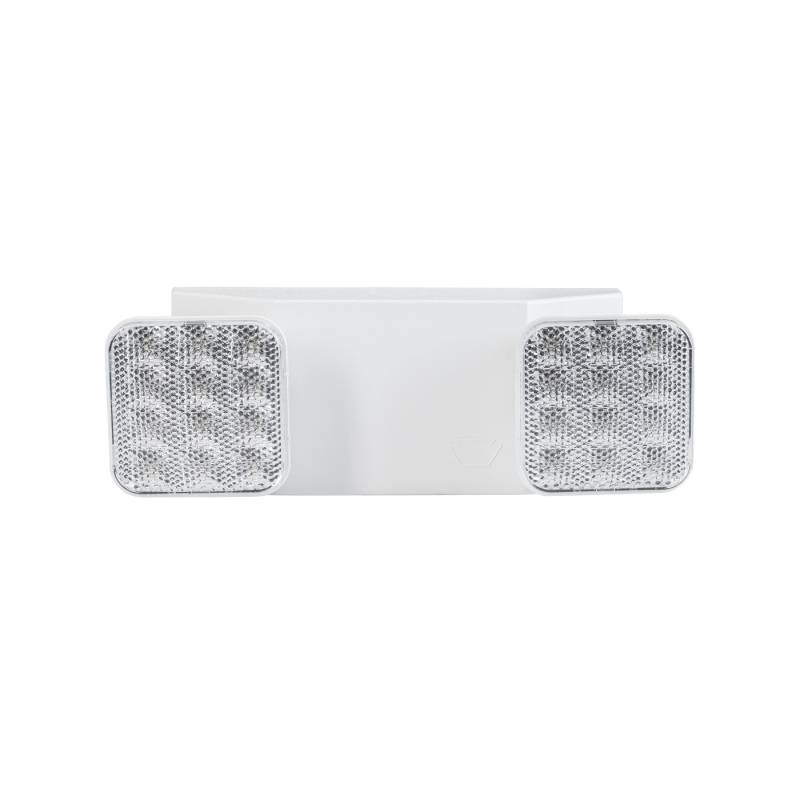 Keystone KT-EM-TP1 Dual Head LED Emergency Light with Battery Backup, Surface Mount, 120-277V - White