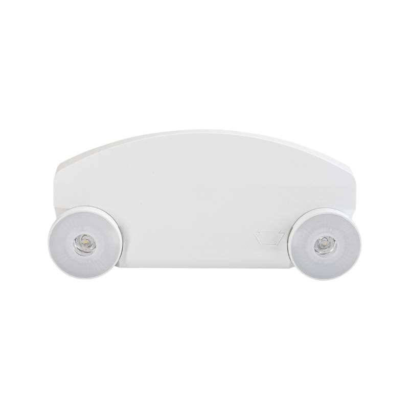 Keystone KT-EM-TP2 Dual Head LED Emergency Light with Battery Backup, Surface Mount, 120-277V - White