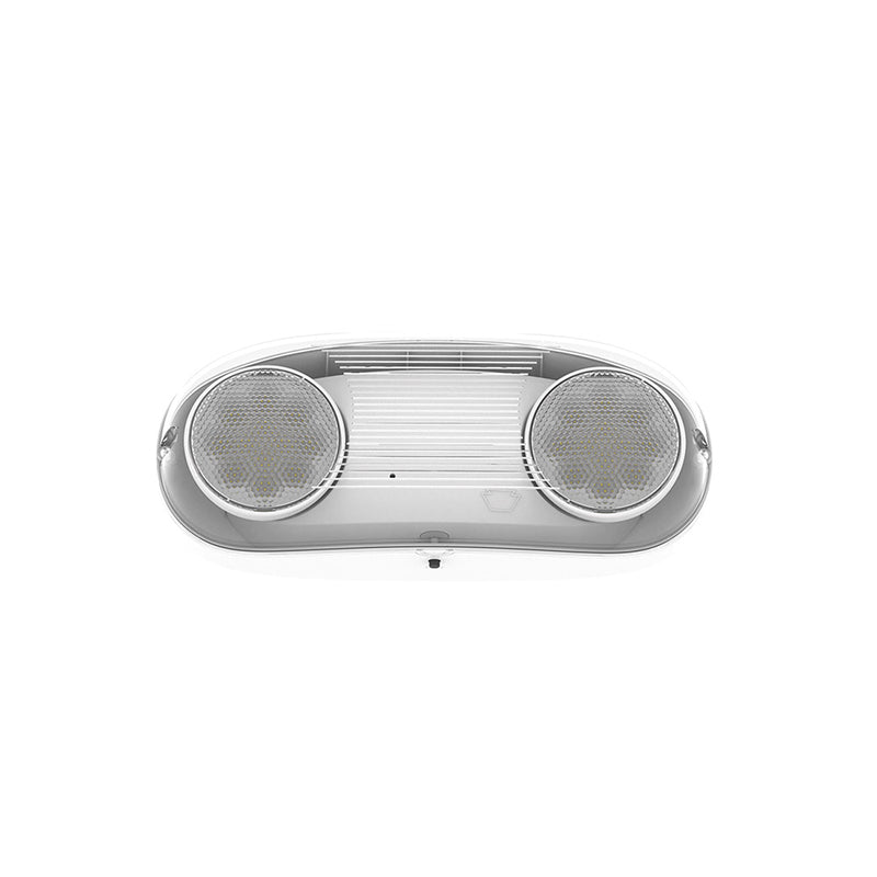 Keystone KT-EM-TP3-WHWL-SD Dual Head LED Emergency Light with Emergency Battery Backup, Surface Mount, 120/277V