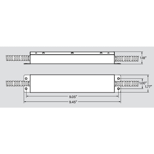 Keystone KT-EMRG 10W LED Emergency Back-Up Driver, Dual Flex Conduit