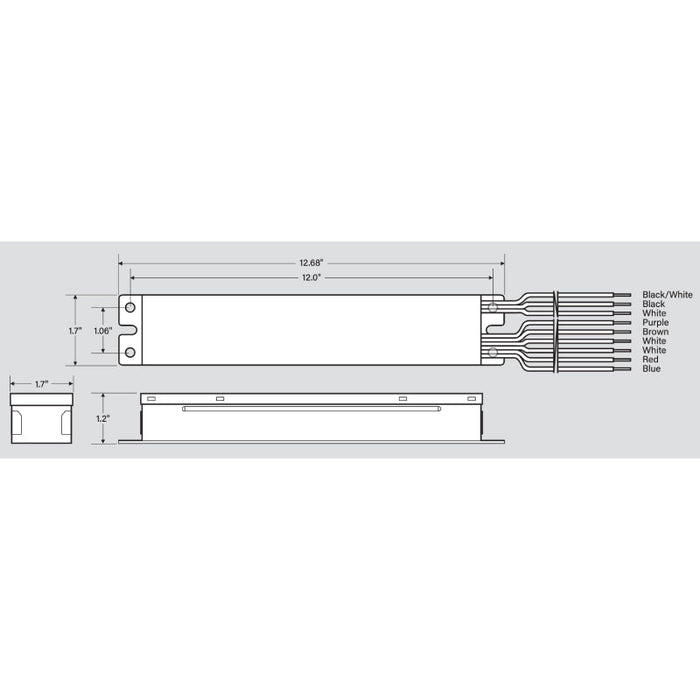Keystone KT-EMRG 12W LED Emergency Back-Up Driver for LED Type B Lamps