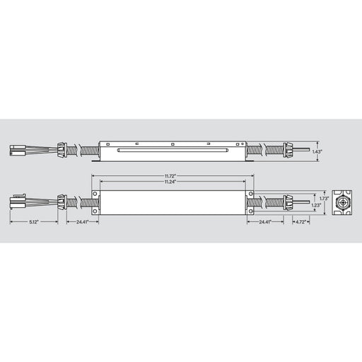 Keystone KT-EMRG 5W Emergency Backup Driver for LED Downlights, Dual Flex Conduit