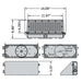 Keystone KT-WPLED35PS-M5-8CSB-VDIM 15W/25W/35W Full Cutoff LED Wall Pack, 3CCT & Wattage Selectable, 120-277V