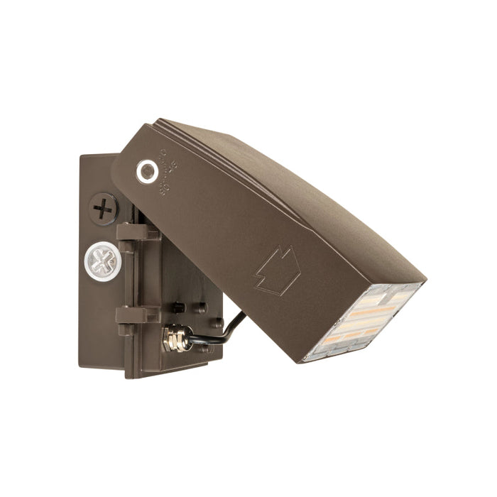Keystone KT-WPLED35PS-S3-8CSB-VDIM 15W/25W/35W LED Adjustable Wall Pack, 3CCT & Wattage Selectable, 120-277V - Bronze