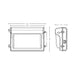 Keystone KT-WPLED55PS-M4 35W/45W/55W Slim LED Wall Pack, CCT Selectable, TAA Compliant